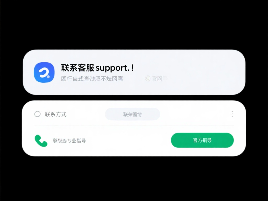 联系客服支持：如果自行排查仍无法解决问题，可以通过
