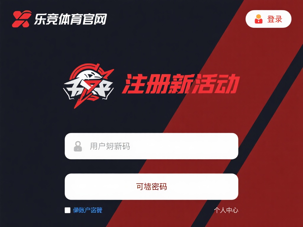 注册完成后，登录是参与活动的第一步。乐竞体育官网的