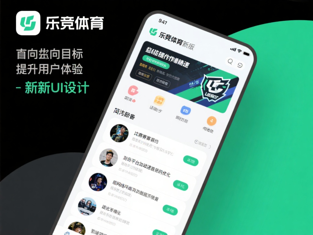 乐竞体育新版本的首要目标是提升用户体验，无论是界面